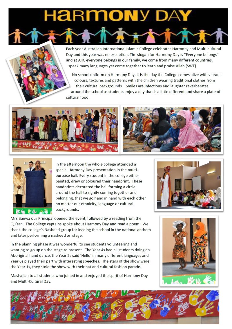 Harmony Day 2014